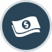 blue money icon