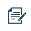 paper and pencil icon